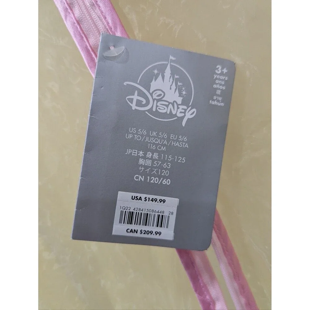 Disney Garment Bag Belle Beauty Beast Yellow Tulle Princess Dress BBB Kids Girl
